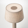 Two table light beige / beige linen