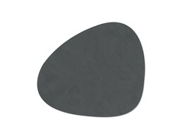 Table mat curve L nupo anthracite