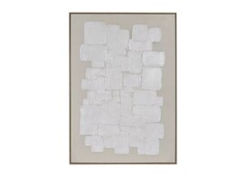 Vicenza canvas met kader linnen ecru