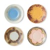 70s ceramics saucers ocean set of 4