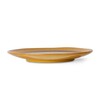 70s ceramics dinner plate coconut per stuk