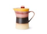 70s ceramics tea pot sunset