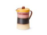 70s ceramics tea pot sunset