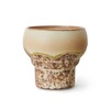 70s ceramics lungo mugs coral set of 2