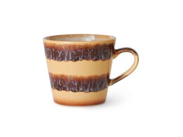 70s ceramics cappuccino mug cliffs