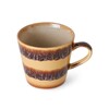 70s ceramics cappuccino mug cliffs