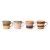 70s ceramics cappuccino mugs vista set of 4