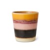 70s ceramics coffee mug sunset