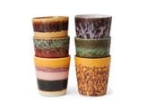 70s ceramics coffee mugs valley set of 6