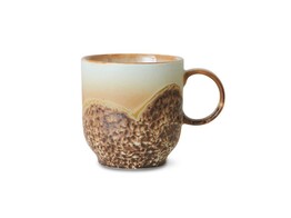 70s ceramics cafe mug shell