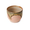 70s ceramics cafe cup blossom