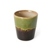 70s ceramics coffee mug algae