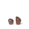 Cairn salt   pepper shakers set of 2 dark brown