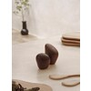 Cairn salt   pepper shakers set of 2 dark brown