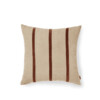 Senti stripe Cushion linen brown