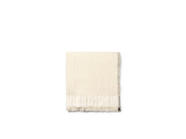 Weaver throw off white