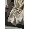 Weaver throw off white