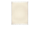 Weaver throw off white