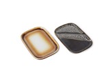 70s ceramics small trays mojave set of 2
