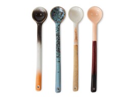70s ceramics spoons L breeze set of 4