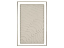 LA MAREE BASSE - muur deco - hout - L 80 x W 3 5 x H 120 cm - beige