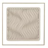 LA MAREE BASSE - muur deco - hout - L 60 x W 3 5 x H 60 cm - beige