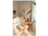 LA MAREE BASSE - muur deco - hout - L 60 x W 3 5 x H 60 cm - beige