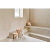 CADIZ - windlicht - steengoed - DIA 16 x H 16 cm - wit