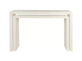 VERONA - console - kalkpleister - L 105 x W 40 x H 70 cm - gebroken wit