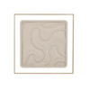 LA MAREE BASSE - muur deco - hout - L 60 x W 3 5 x H 60 cm - beige