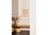 LA MAREE BASSE - muur deco - hout - L 60 x W 3 5 x H 60 cm - beige