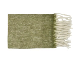 MELANGE - plaid - wol / acryl - L 170 x W 130 cm - groen