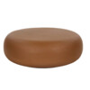 PRETORIA - poef/bijzettafel - kalkpleister - DIA 70 x H 25 cm - terracotta
