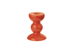Bobbin orange candle 10cm