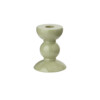 Bobbin sage candle stick 10cm
