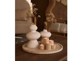 Dienblad rond travertine 45cm