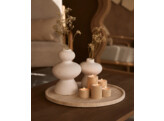 Dienblad rond travertine 45cm