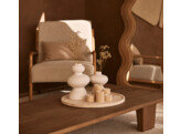Dienblad rond travertine 45cm