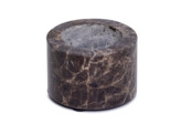 Waxinelichthouder cilinder dark emperador S